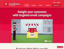 Tablet Screenshot of emailicious.com